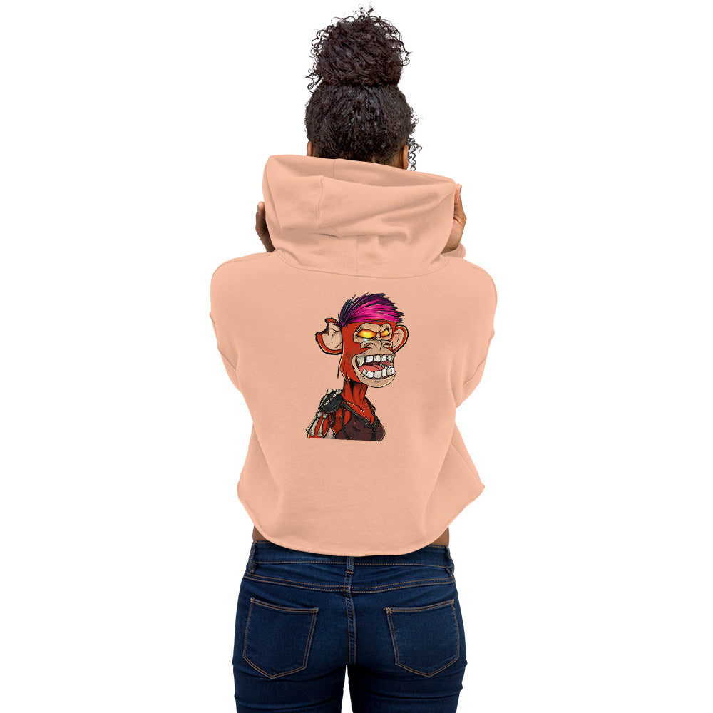 AAPES Custom Women's Crop Hoodie