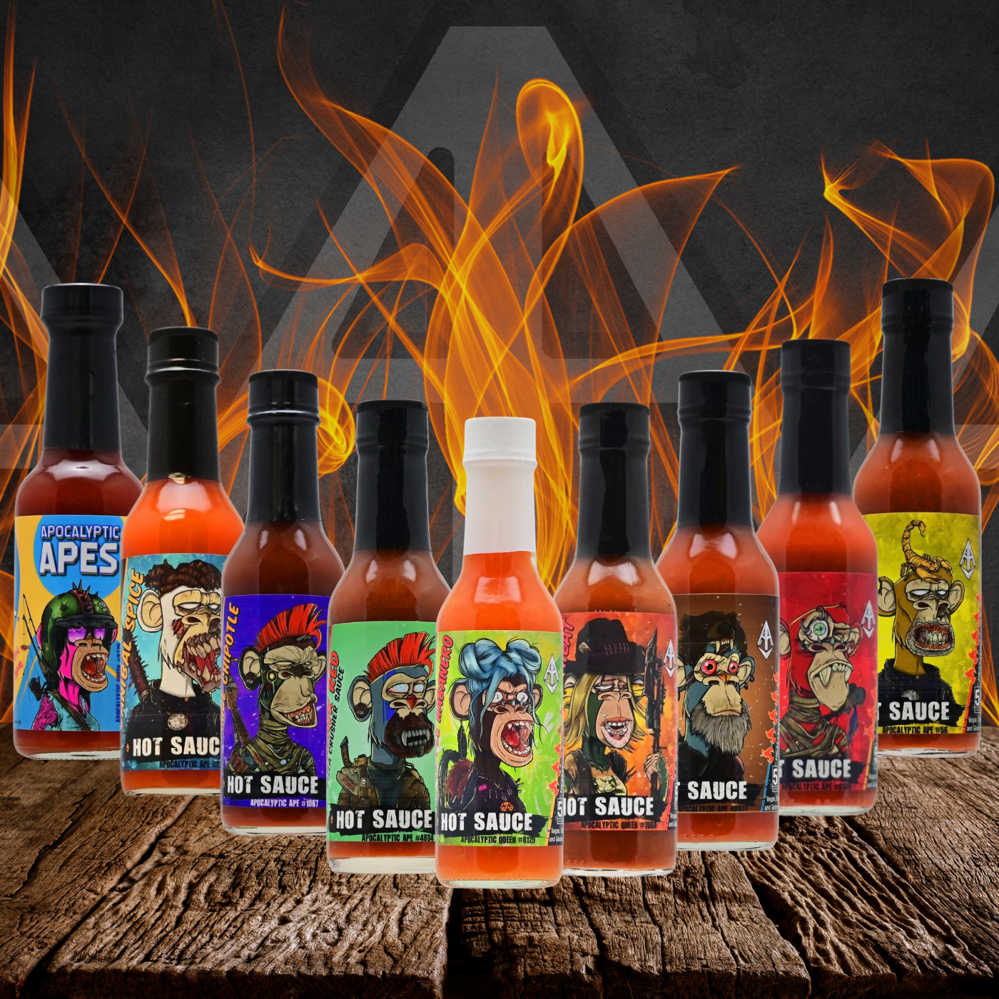 Apocalyptic Apes Hot Sauces – Apocalyptic Rations