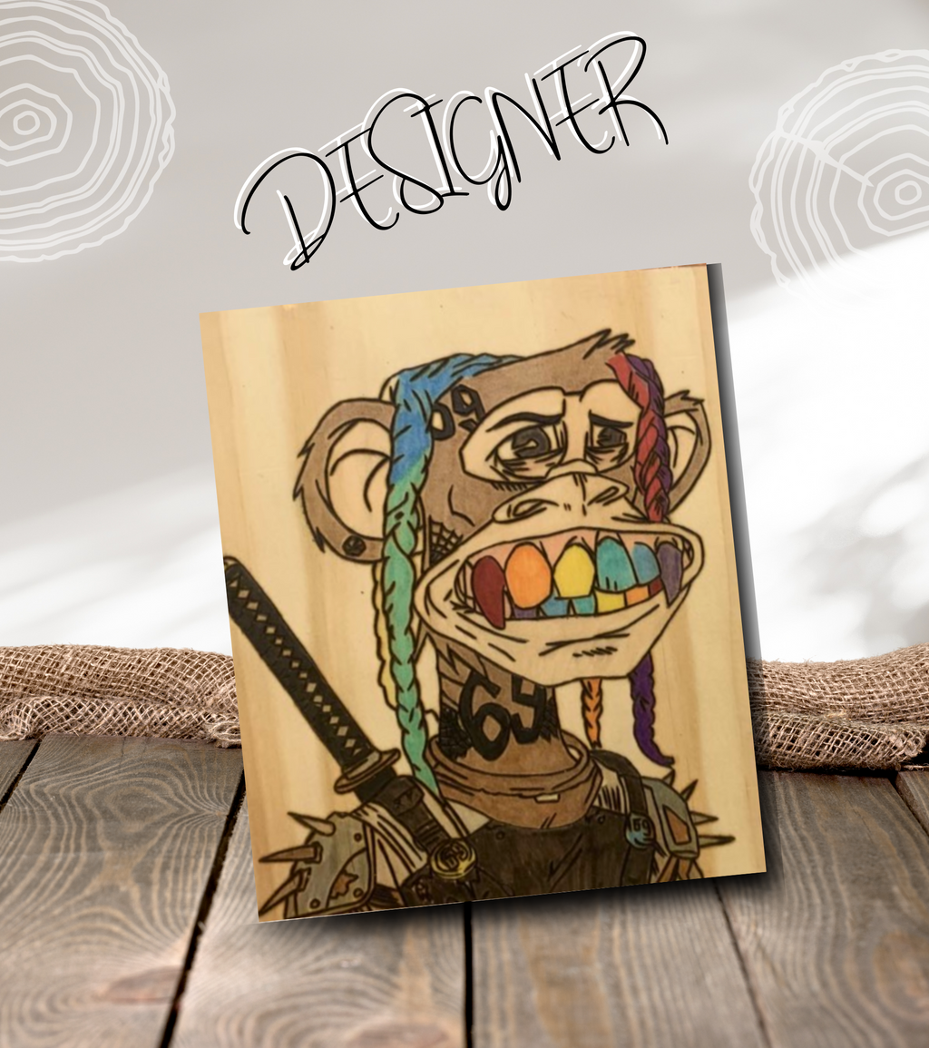 Custom Wood Burning by Discipler