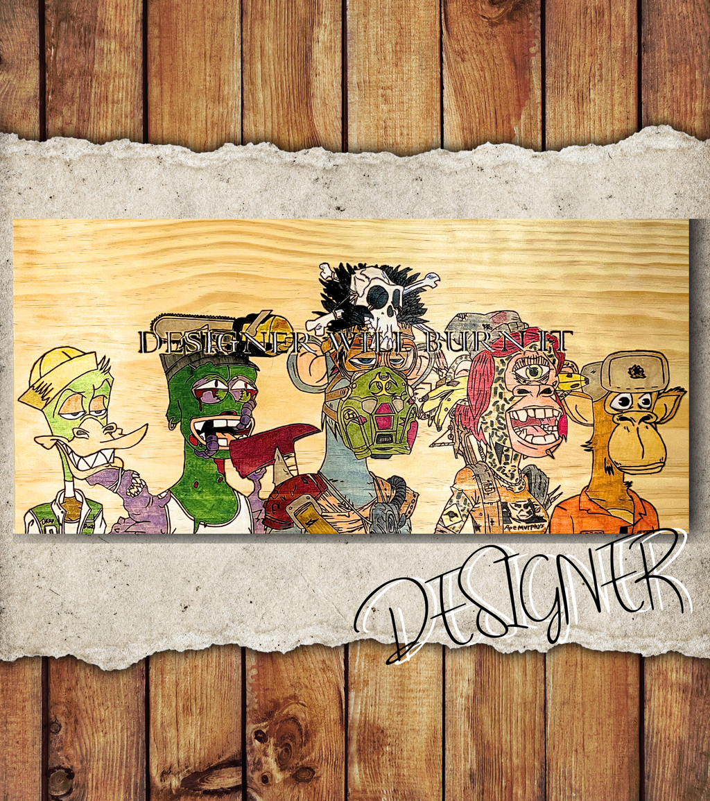 Custom Wood Burning by Discipler