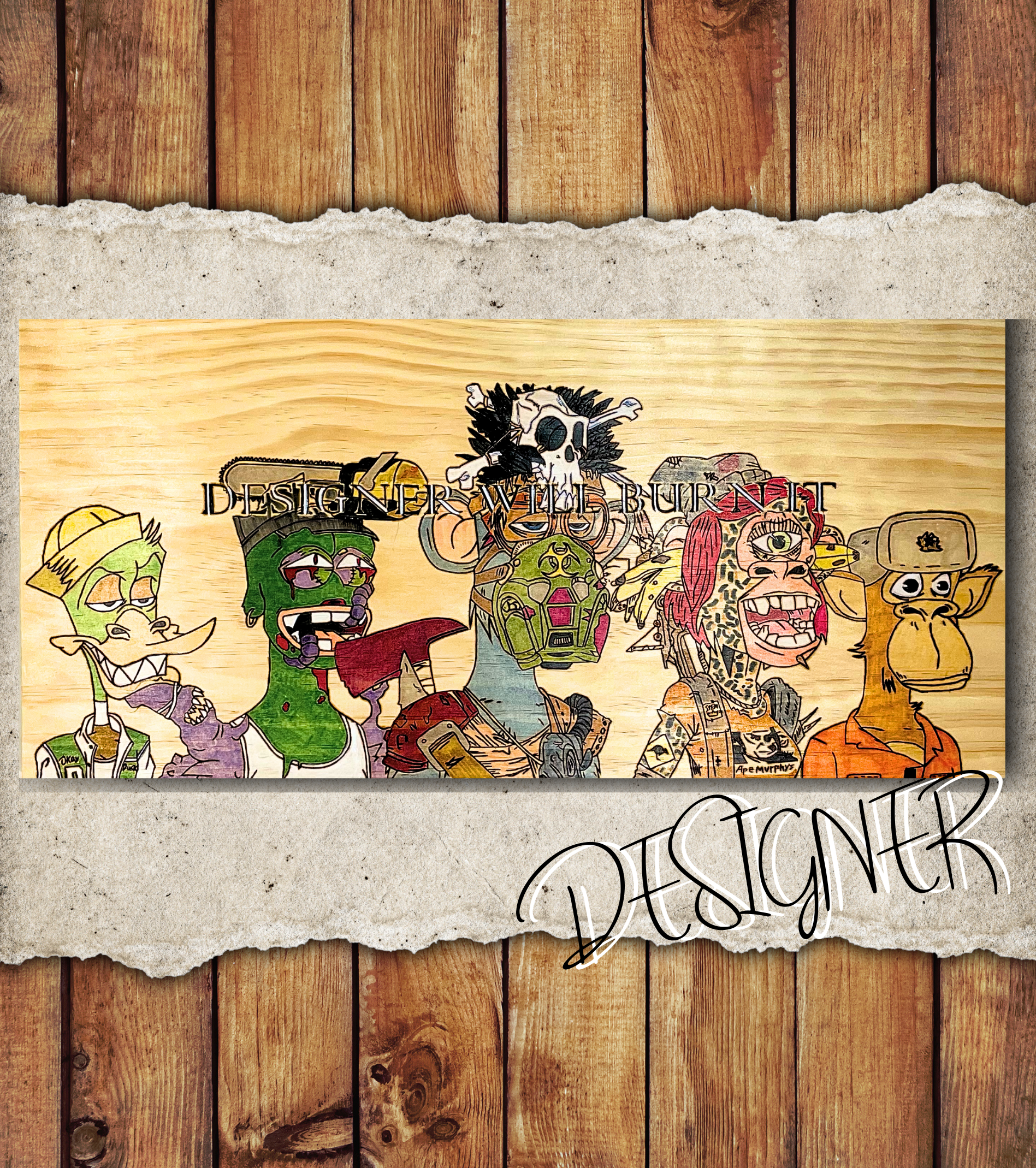 Custom Wood Burning by Discipler