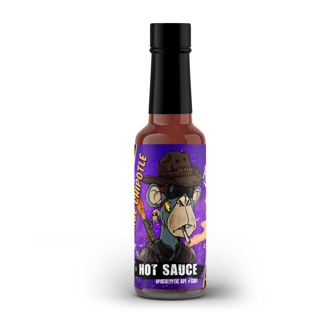 Apocalyptic Ape #1360 Harambe Chipotle Hot Sauce