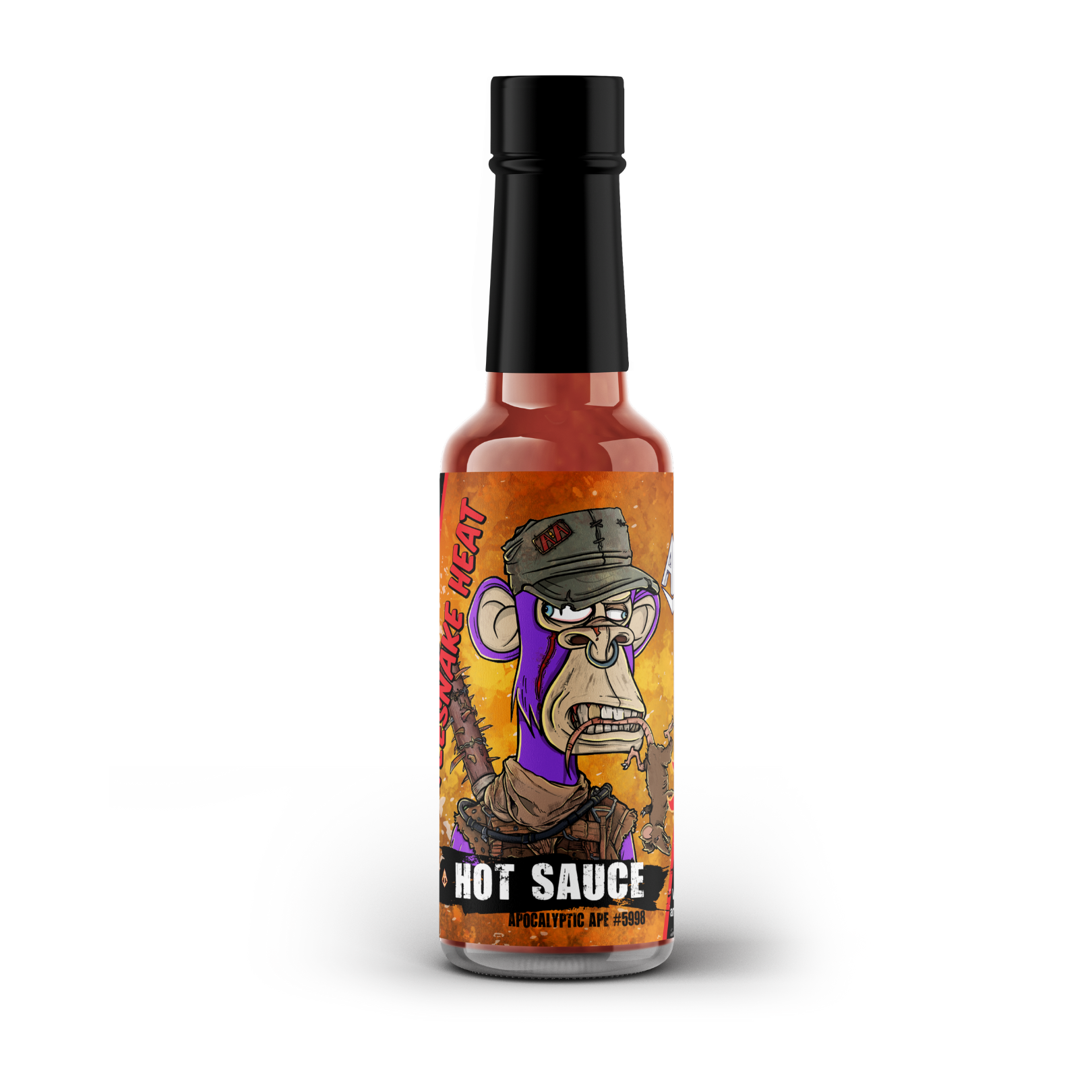 Apocalyptic Ape #5998 Rattlesnake Heat Hot Sauce