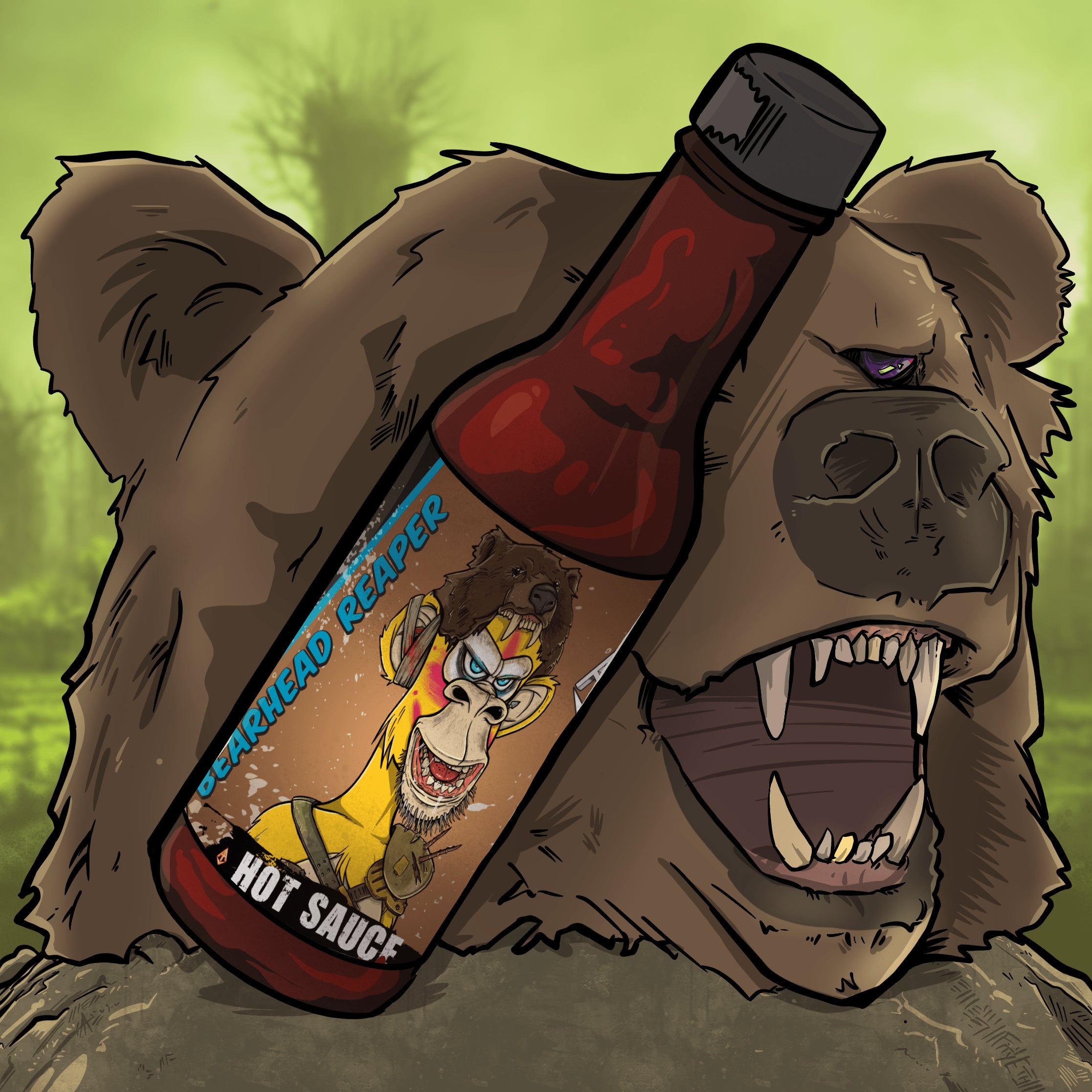 Custom Hot Sauce - Bearhead Reaper
