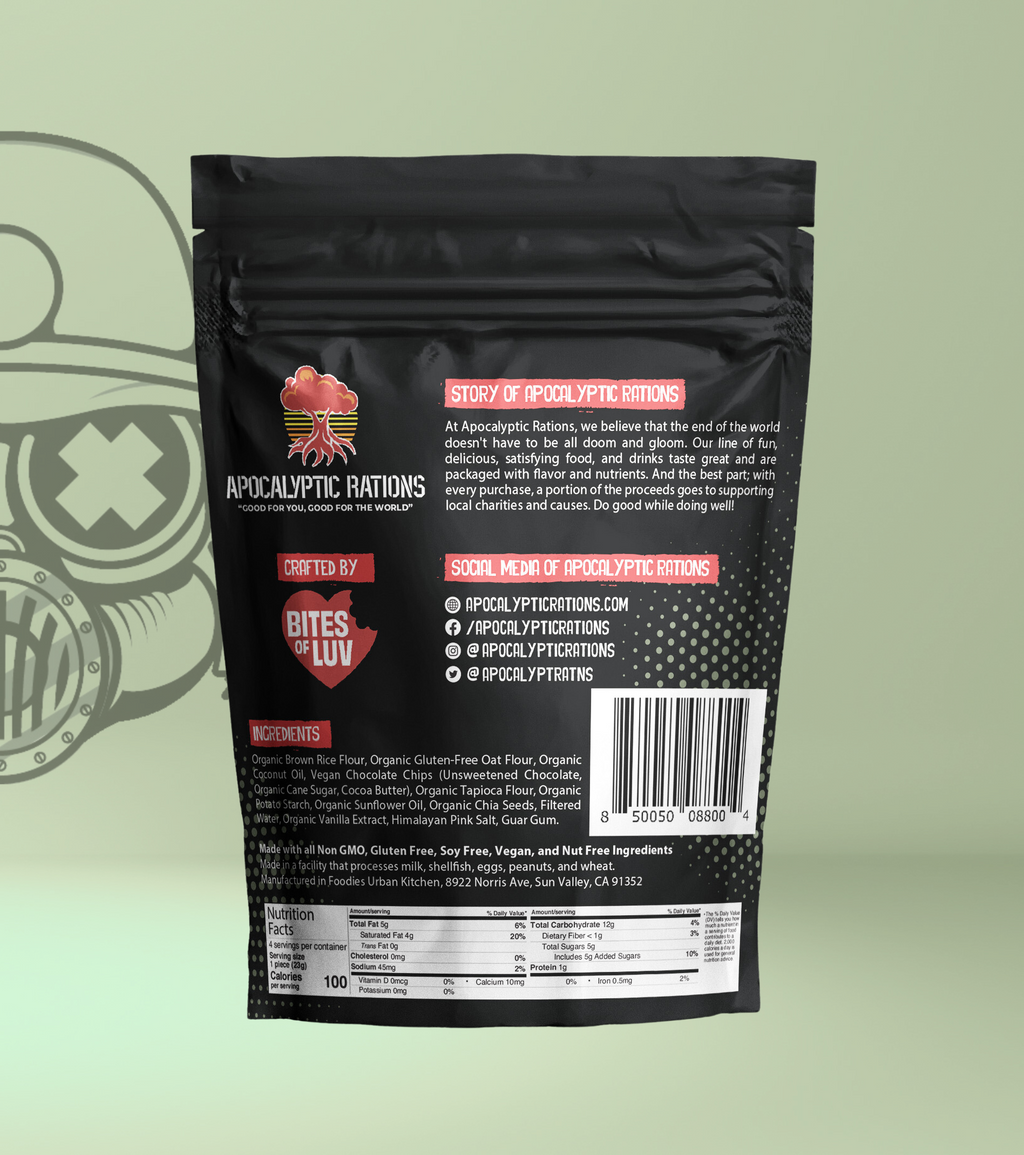 Chocolate Chip Raw Cookie Bites - Apocalyptic Queen #521