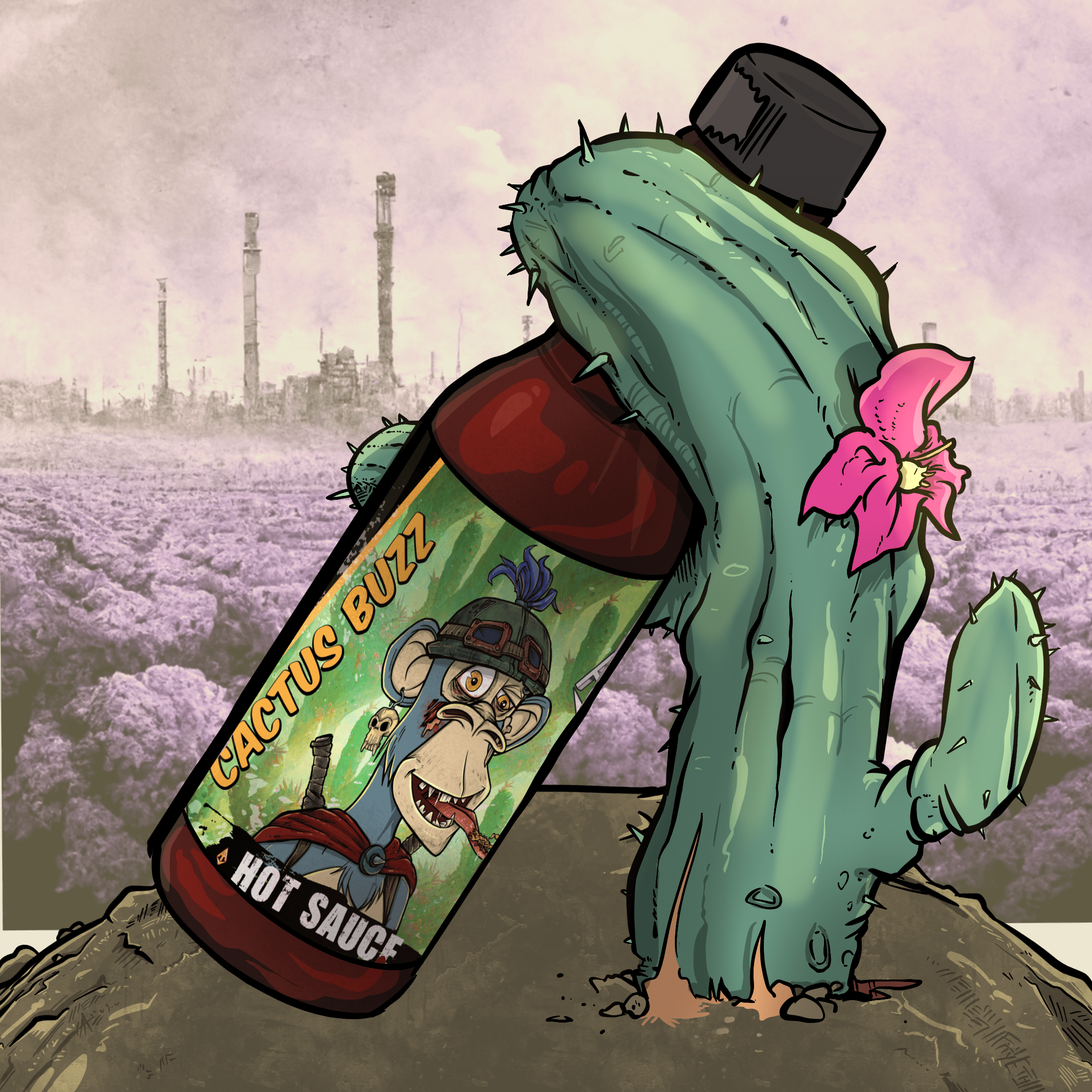 Custom Hot Sauce - Cactus Buzz