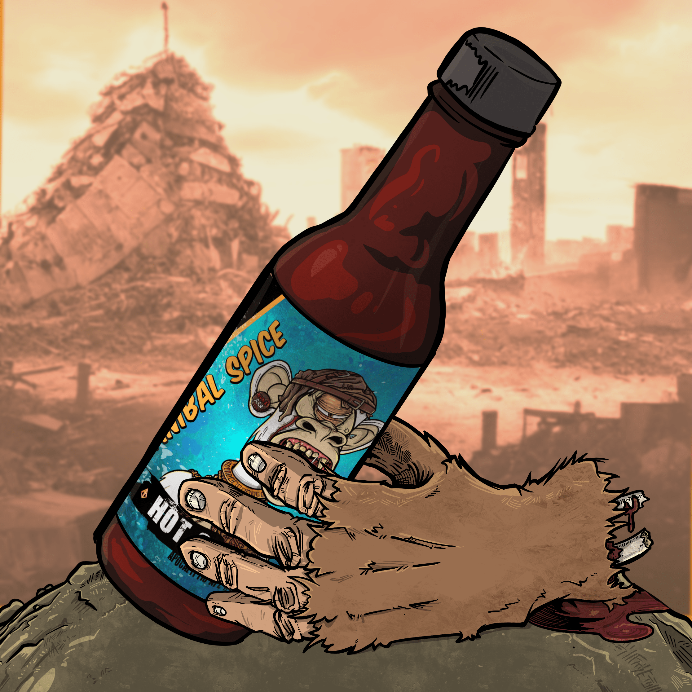 Custom Hot Sauce - Cannibal Spice