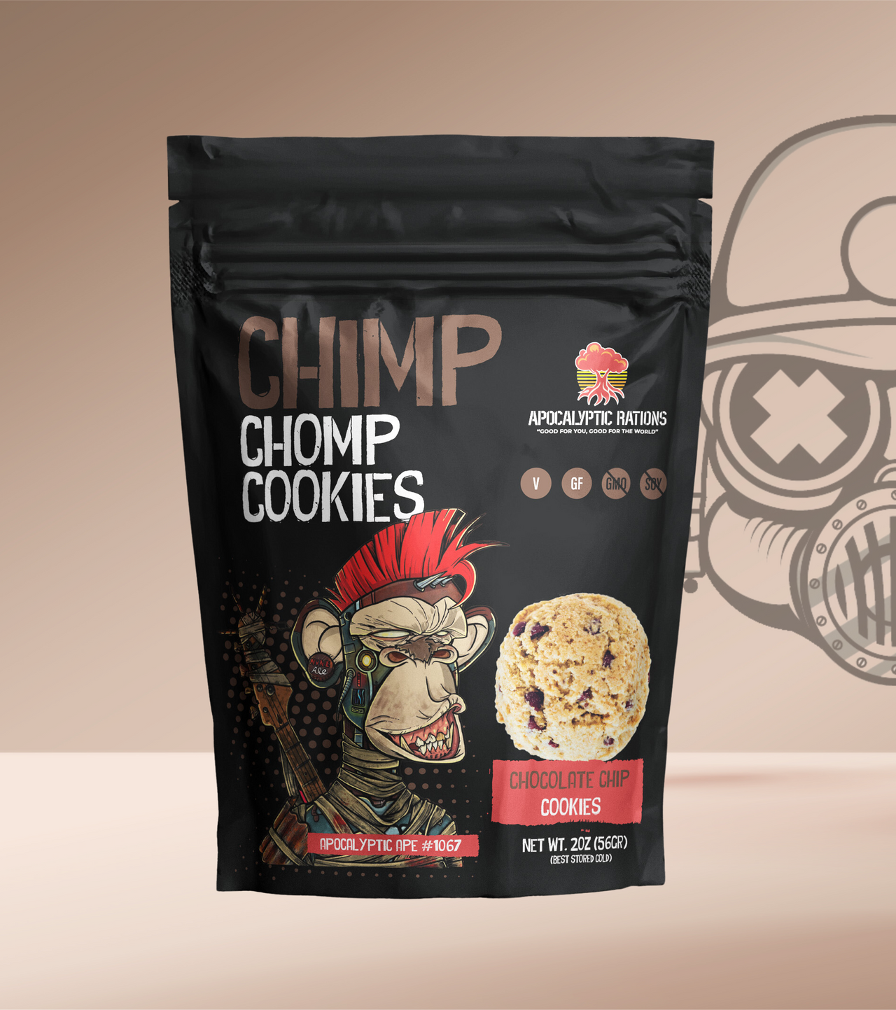 Chocolate Chip Cookies - Apocalyptic Ape #1067