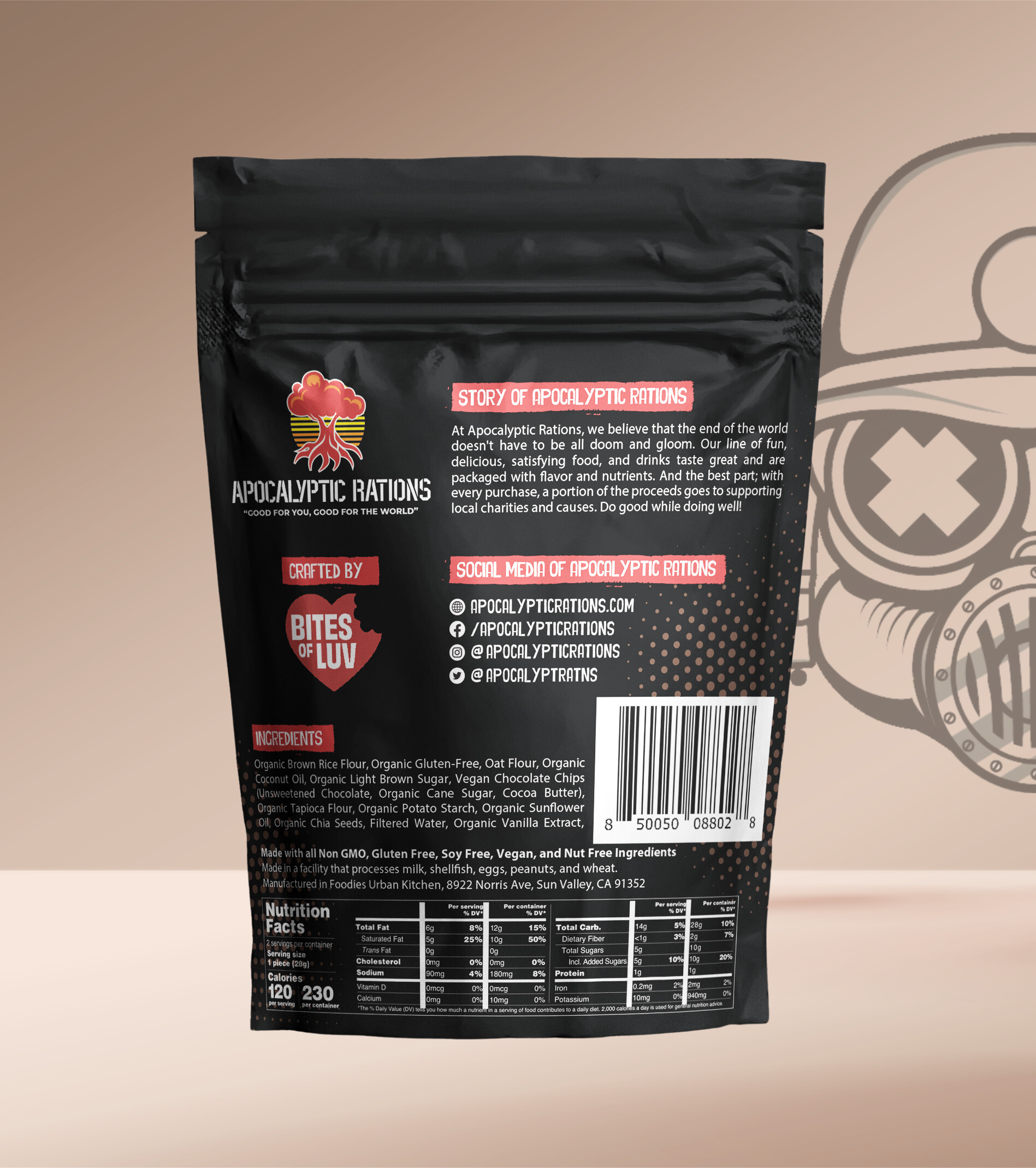 Chocolate Chip Cookies - Apocalyptic Ape #1067