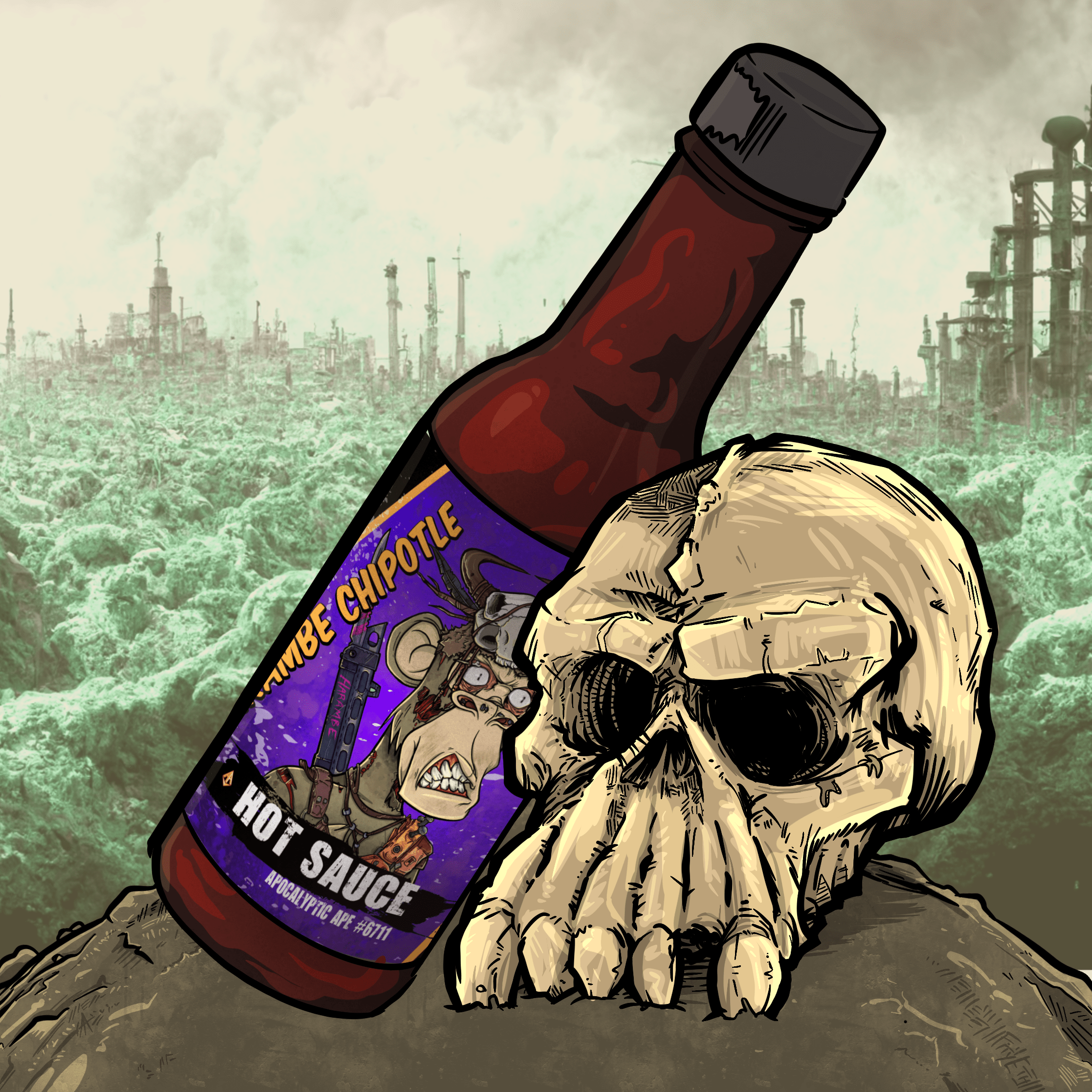 Custom Hot Sauce - Harambe Chipotle