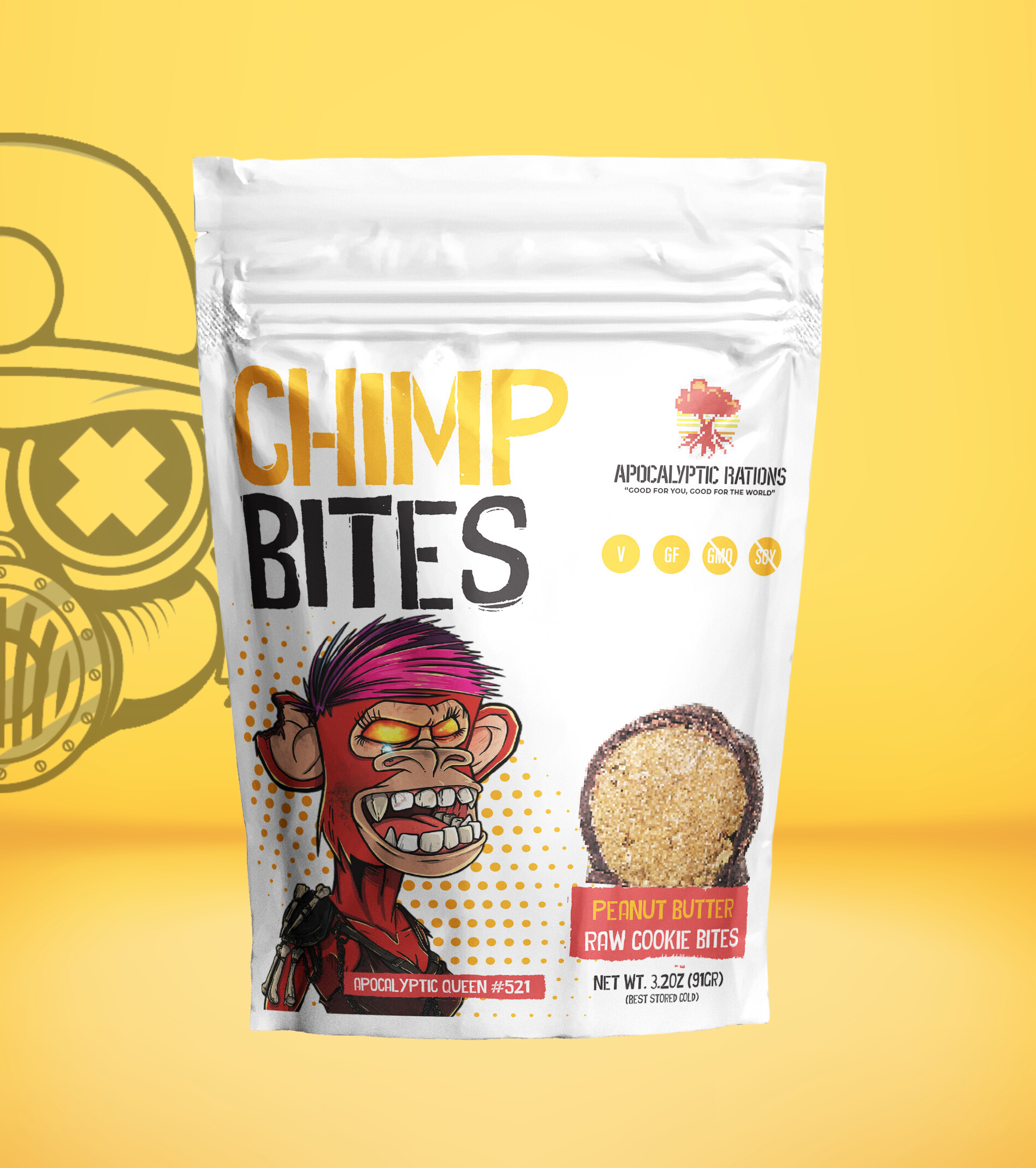 Peanut Butter Raw Cookie Bites - Apocalyptic Queen #521