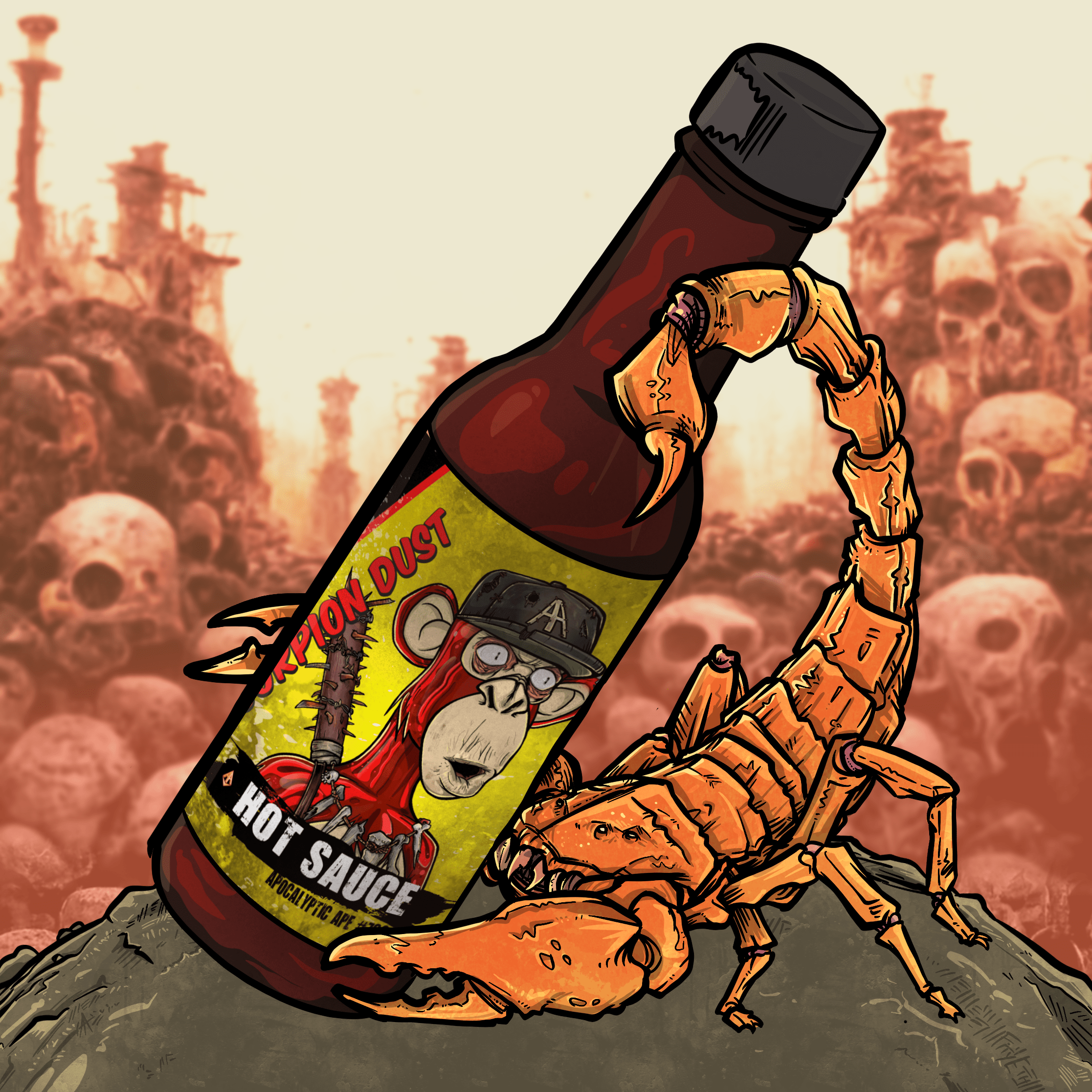 Custom Hot Sauce - Scorpion Dust
