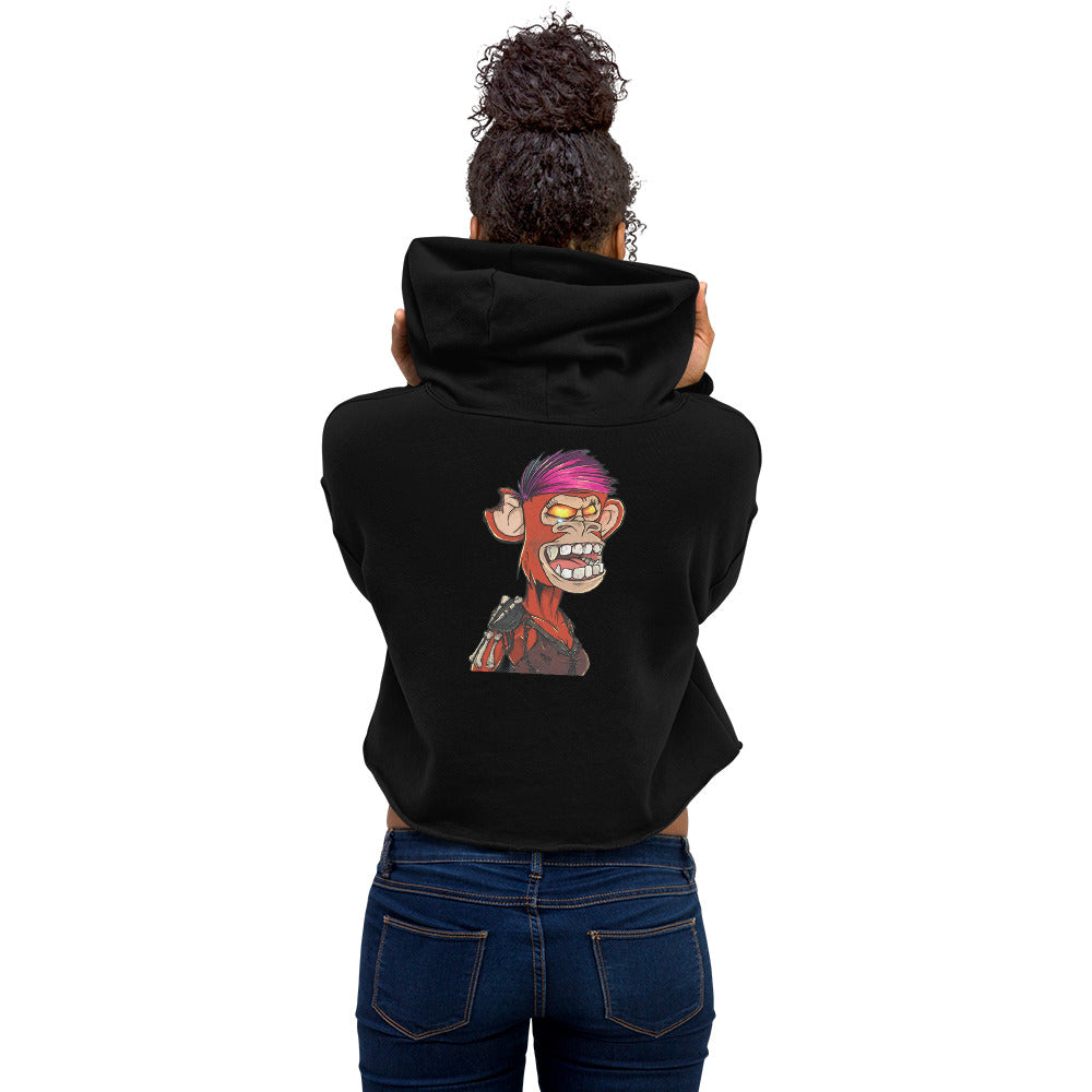AAPES Custom Women's Crop Hoodie