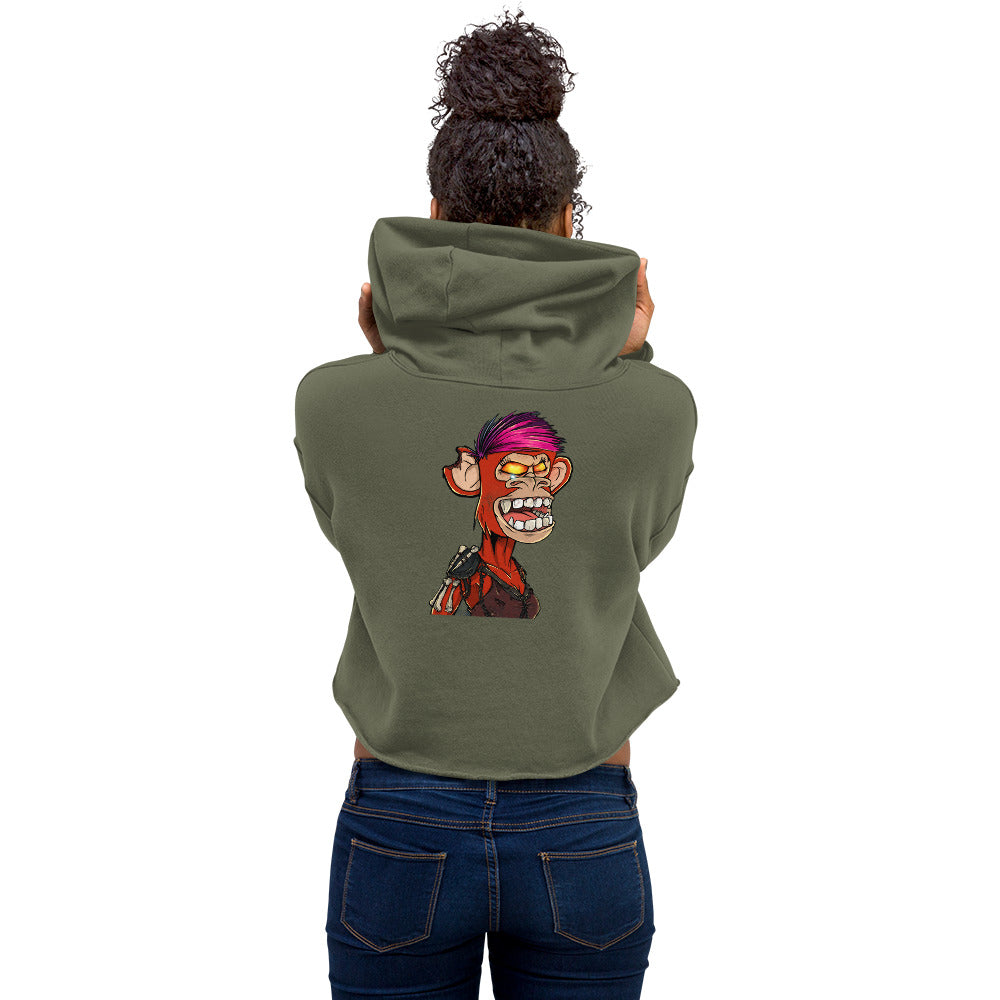 AAPES Custom Women's Crop Hoodie