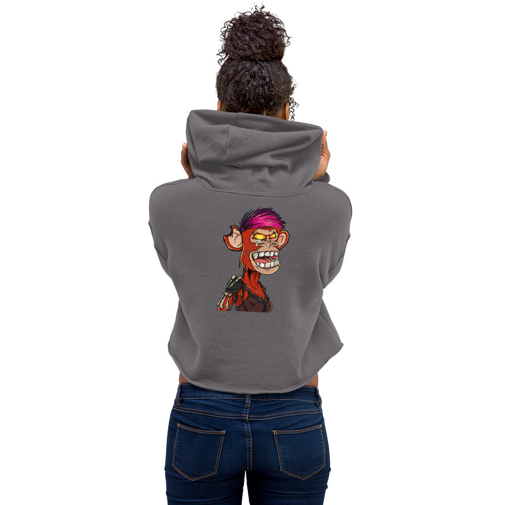 AAPES Custom Women's Crop Hoodie