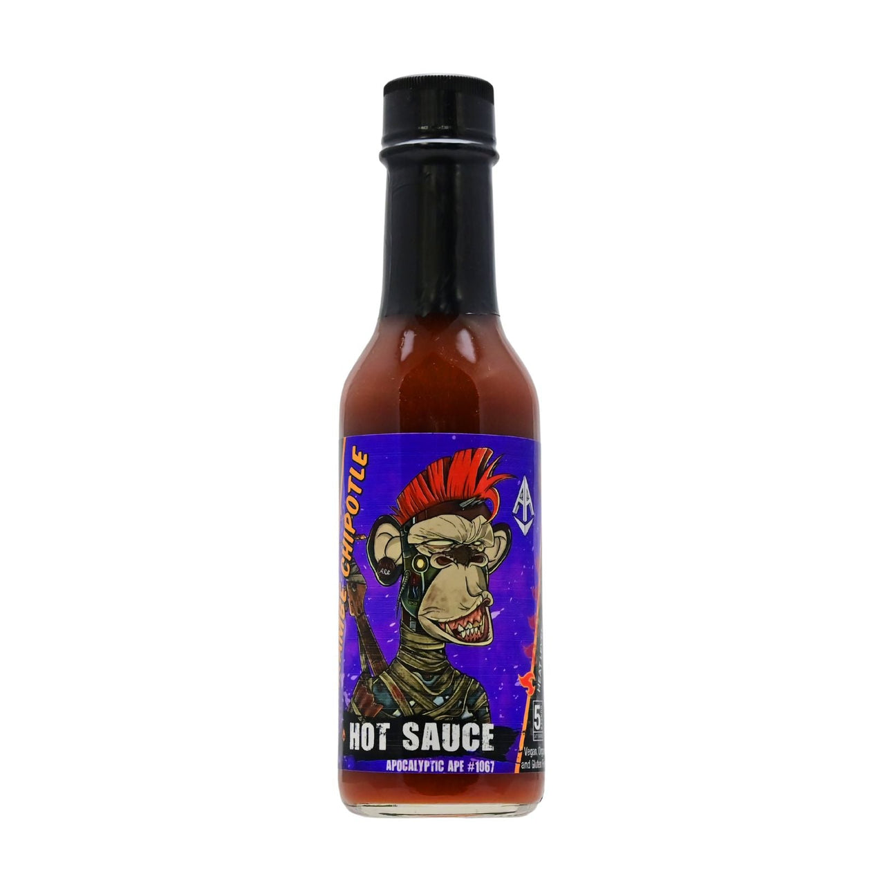 Apocalyptic Ape #1067 Harambe Chipotle Hot Sauce