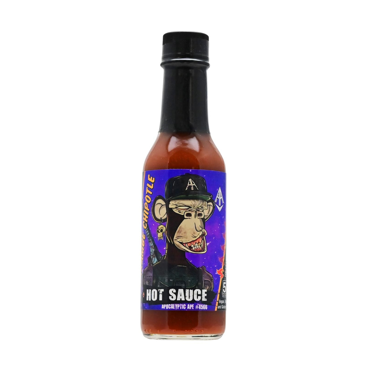 Apocalyptic Ape #4566 Harambe Chipotle Hot Sauce