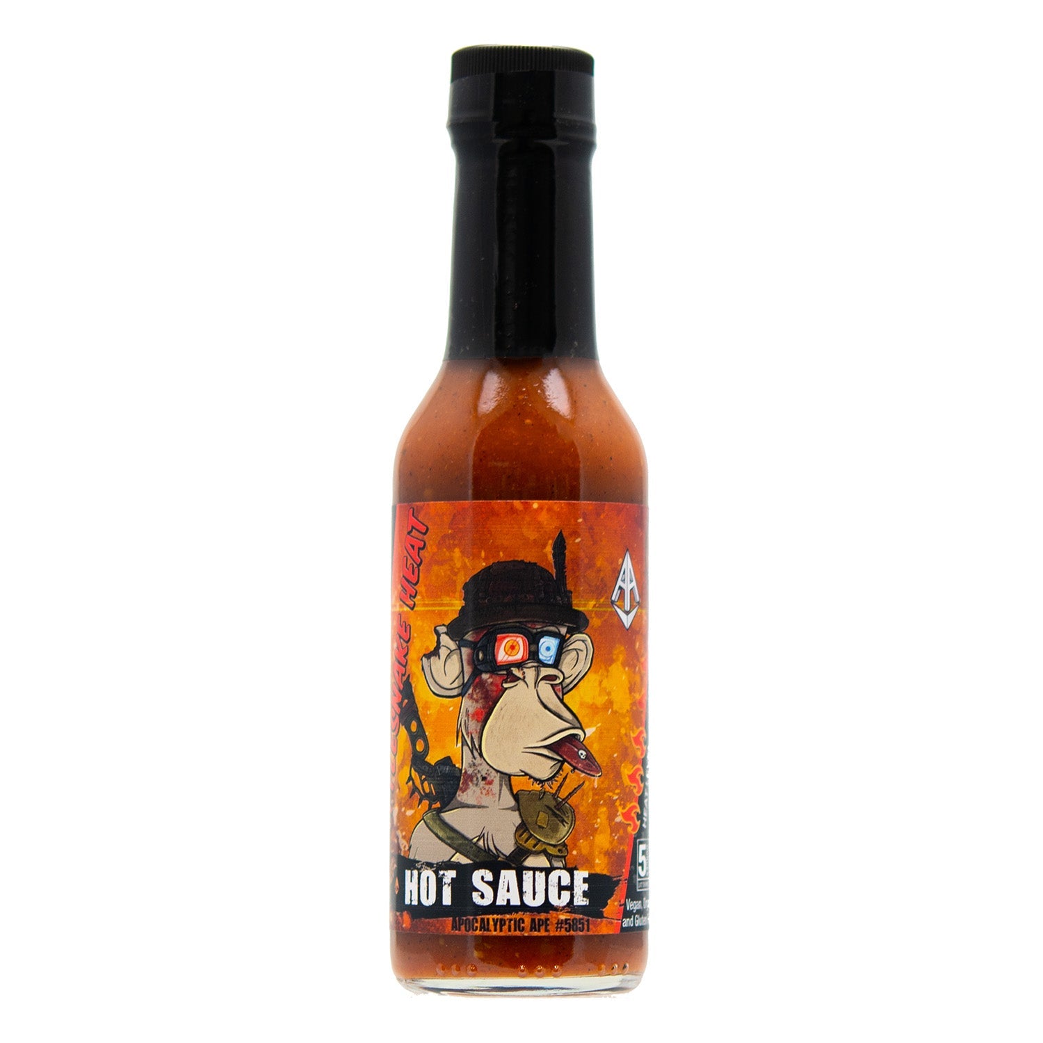 Apocalyptic Ape #5851 Rattlesnake Heat Hot Sauce