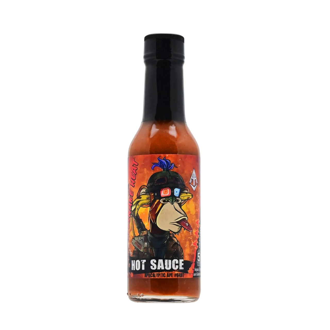 Apocalyptic Ape #6497 Rattlesnake Heat Hot Sauce