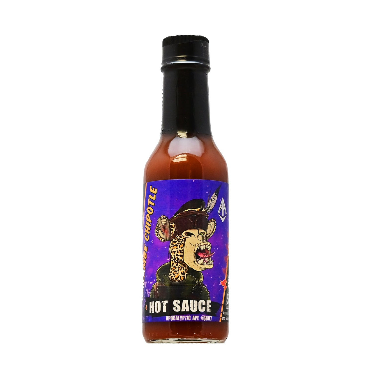 Apocalyptic Ape #6887 Harambe Chipotle Hot Sauce