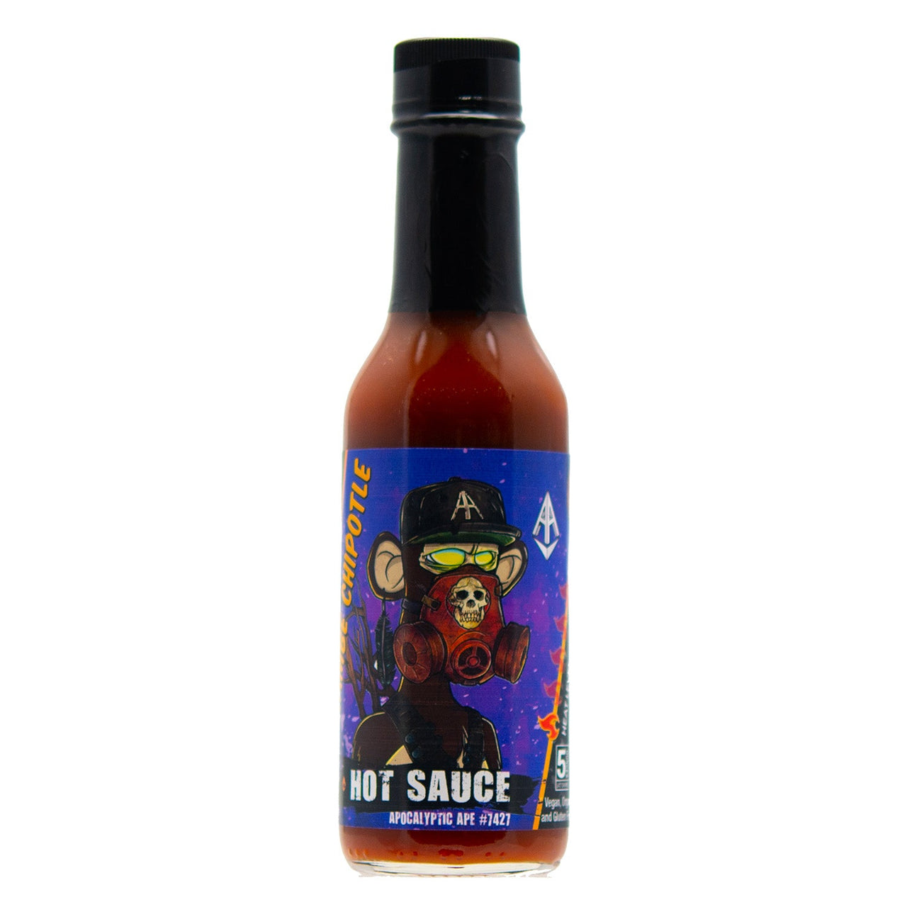 Apocalyptic Ape #7427 Harambe Chipotle Hot Sauce
