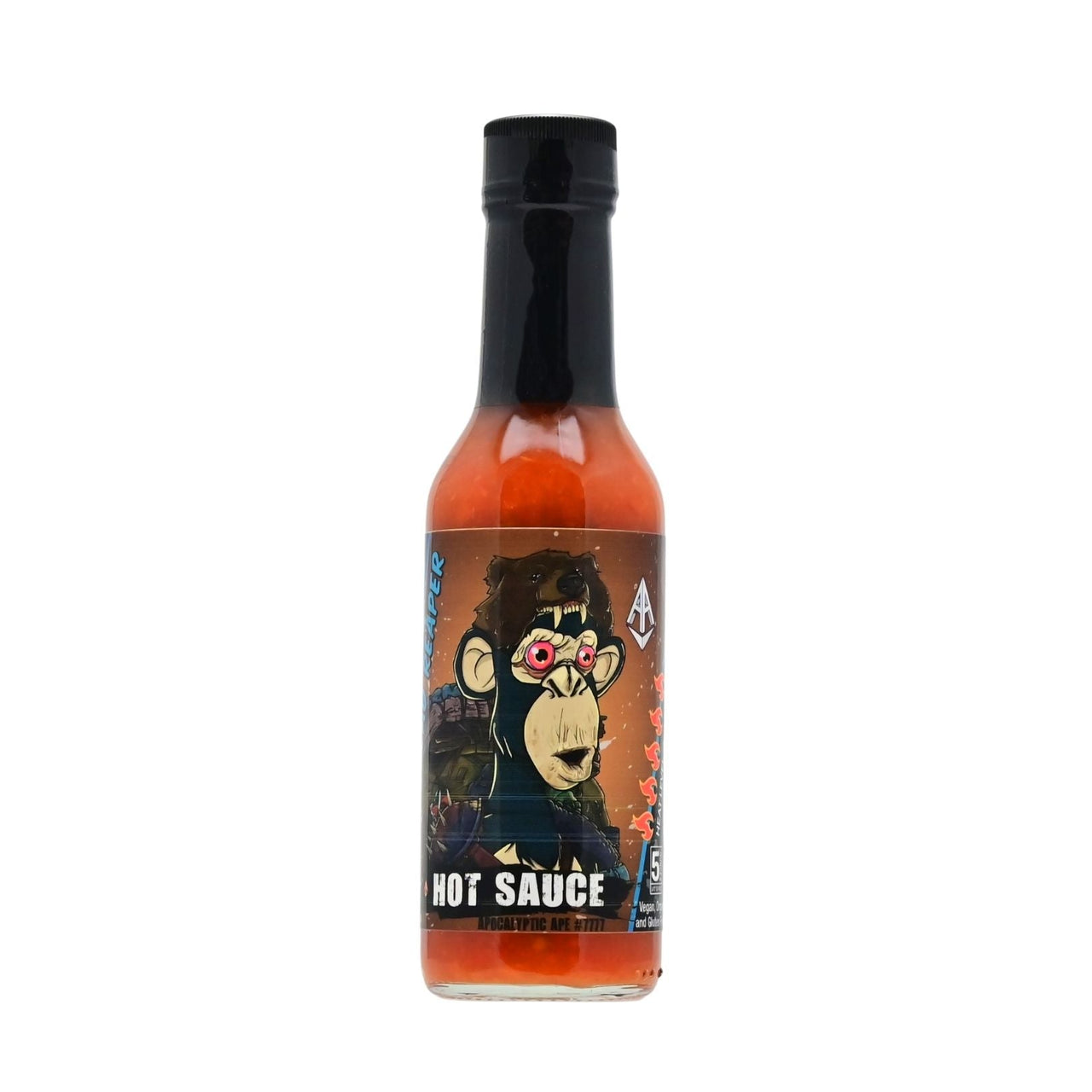 Apocalyptic Ape #7777 Bearhead Reaper Hot Sauce