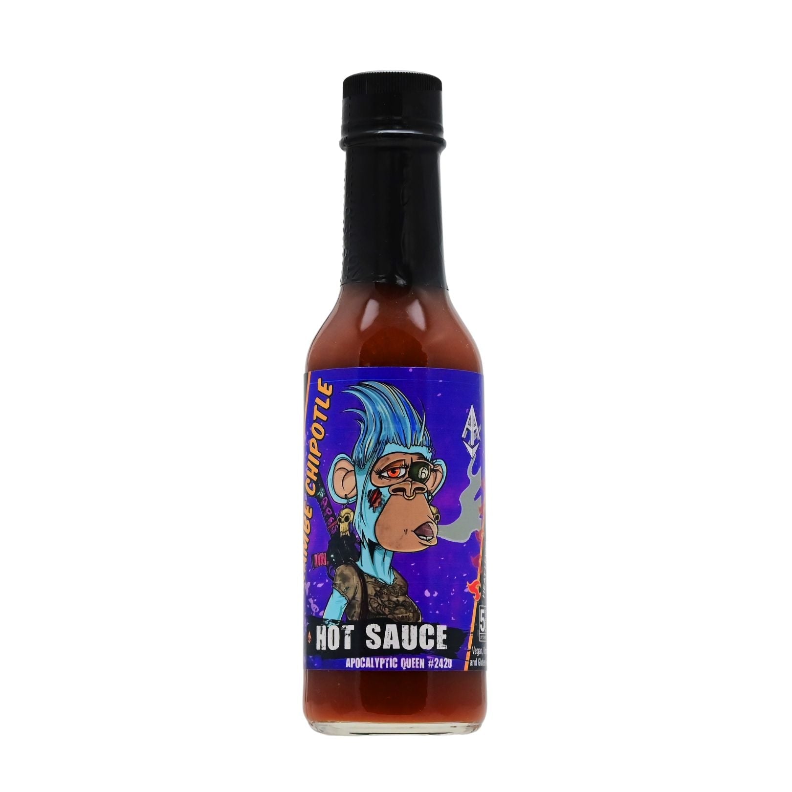 Apocalyptic Queen #2420 Harambe Chipotle Hot Sauce